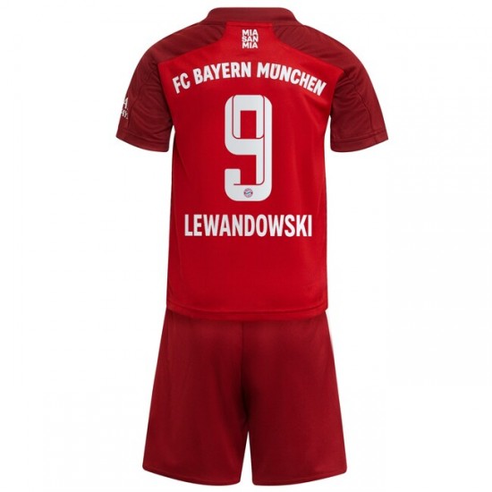 Nogometni Dresovi FC Bayern München Robert Lewandowski 9 Dječji Domaći dres 2021-2022 Kratkih Rukava