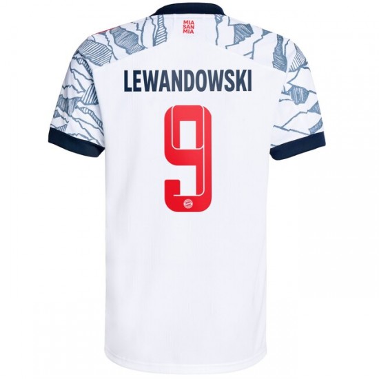 Nogometni Dresovi FC Bayern München Robert Lewandowski 9 Treći dres 2021-2022 Kratkih Rukava