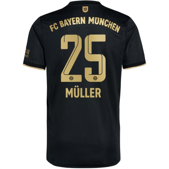 Nogometni Dresovi FC Bayern München Thomas Muller 25 Gostujući dres 2021-2022 Kratkih Rukava