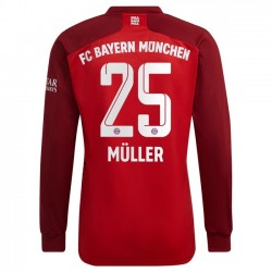 Nogometni Dresovi FC Bayern München Thomas Muller 25 Domaći dres 2021-2022 Dugi Rukav