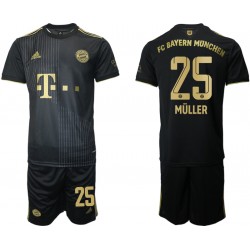 Nogometni Dresovi FC Bayern München Thomas Muller 25 Dječji Gostujući dres 2021-2022 Kratkih Rukava