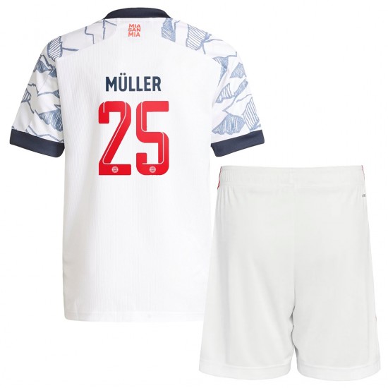Nogometni Dresovi FC Bayern München Thomas Muller 25 Dječji Treći dres 2021-2022 Kratkih Rukava