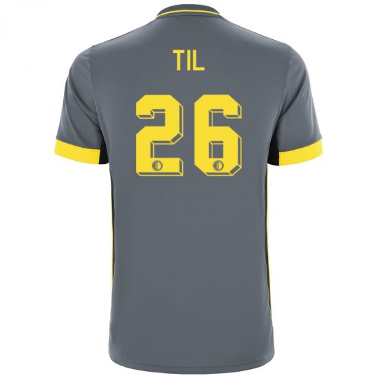 Nogometni Dresovi Feyenoord Rotterdam Guus Til 26 Gostujući dres 2021-2022 Kratkih Rukava