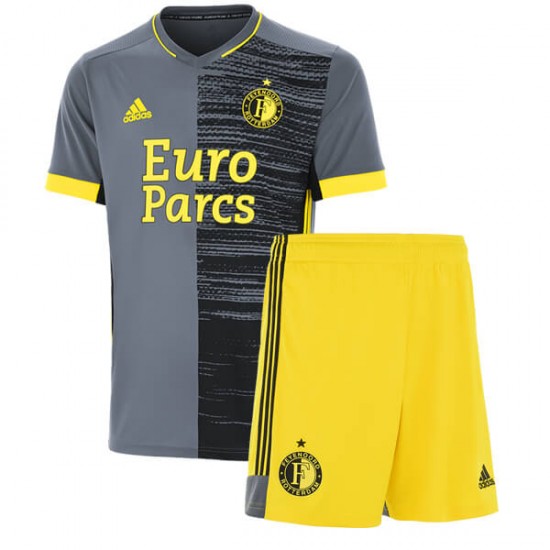 Nogometni Dresovi Feyenoord Rotterdam Dječji Gostujući dres 2021-2022 Kratkih Rukava
