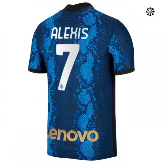 Nogometni Dresovi Inter Milan Alexis Sanchez 7 Domaći dres 2021-2022 Kratkih Rukava