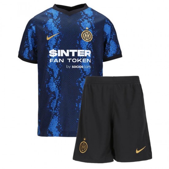 Nogometni Dresovi Inter Milan Dječji Domaći dres 2021-2022 Kratkih Rukava