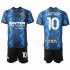 Nogometni Dresovi Inter Milan Lautaro Martinez 10 Dječji Domaći dres 2021-2022 Kratkih Rukava