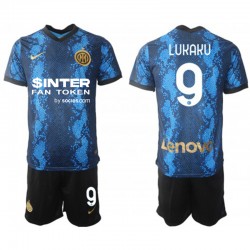 Nogometni Dresovi Inter Milan Romelu Lukaku 9 Dječji Domaći dres 2021-2022 Kratkih Rukava