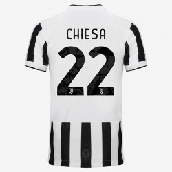 Nogometni Dresovi Juventus Federico Chiesa 22 Domaći dres 2021-2022 Kratkih Rukava