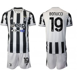 Nogometni Dresovi Juventus Leonardo Bonucci 19 Dječji Domaći dres 2021-2022 Kratkih Rukava