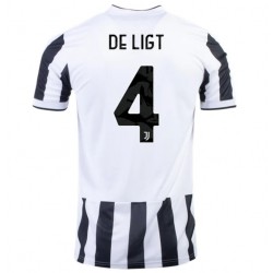 Nogometni Dresovi Juventus Matthijs de Ligt 4 Domaći dres 2021-2022 Kratkih Rukava