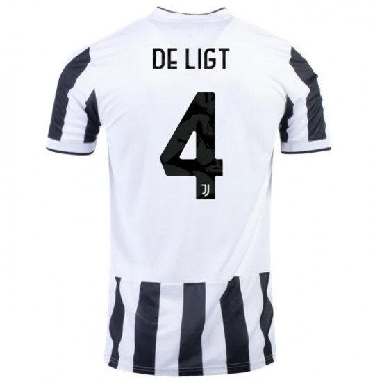 Nogometni Dresovi Juventus Matthijs de Ligt 4 Domaći dres 2021-2022 Kratkih Rukava