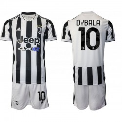 Nogometni Dresovi Juventus Paulo Dybala 10 Dječji Domaći dres 2021-2022 Kratkih Rukava