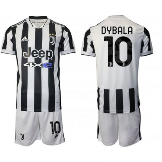 Nogometni Dresovi Juventus Paulo Dybala 10 Dječji Domaći dres 2021-2022 Kratkih Rukava