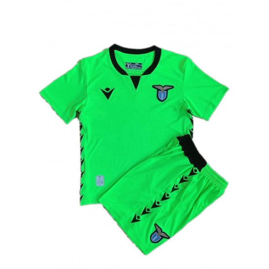Nogometni Dresovi SS Lazio Vratar Dječji Gostujući dres 2021-2022 Kratkih Rukava