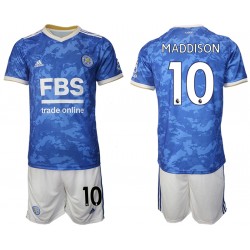 Nogometni Dresovi Leicester City James Maddison 10 Dječji Domaći dres 2021-2022 Kratkih Rukava