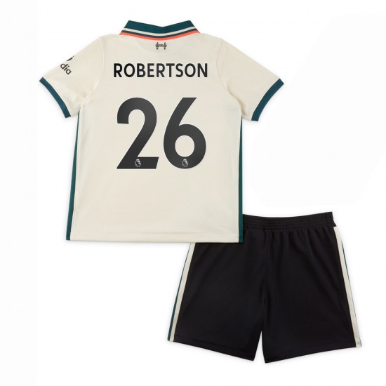 Nogometni Dresovi Liverpool Andrew Robertson 26 Dječji Gostujući dres 2021-2022 Kratkih Rukava