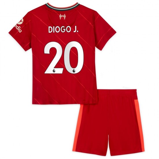Nogometni Dresovi Liverpool Diogo Jota 20 Dječji Domaći dres 2021-2022 Kratkih Rukava