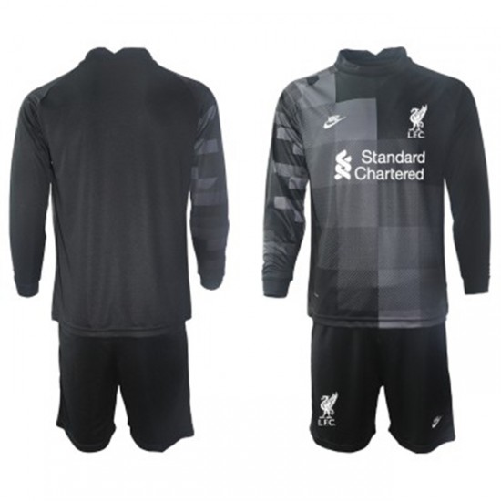Nogometni Dresovi Liverpool Vratar Dječji Treći dres 2021-2022 Dugi Rukav