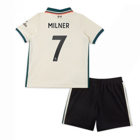 Nogometni Dresovi Liverpool James Milner 7 Dječji Gostujući dres 2021-2022 Kratkih Rukava