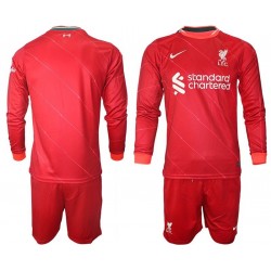 Nogometni Dresovi Liverpool Dječji Domaći dres 2021-2022 Dugi Rukav