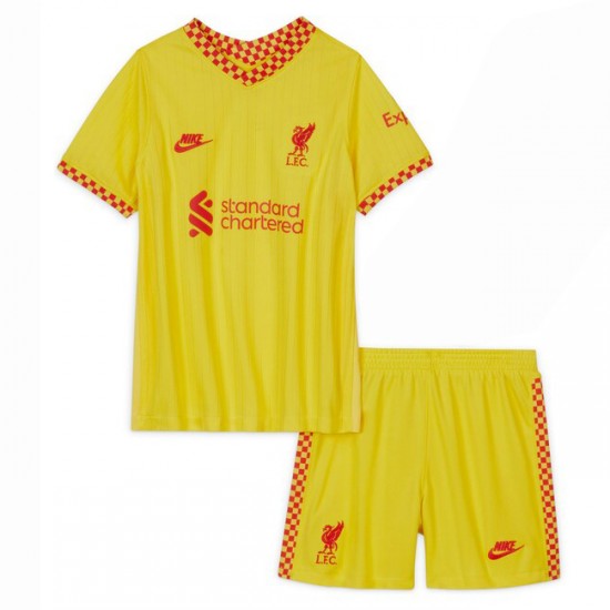 Nogometni Dresovi Liverpool Dječji Treći dres 2021-2022 Kratkih Rukava