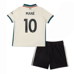 Nogometni Dresovi Liverpool Sadio Mane 10 Dječji Gostujući dres 2021-2022 Kratkih Rukava