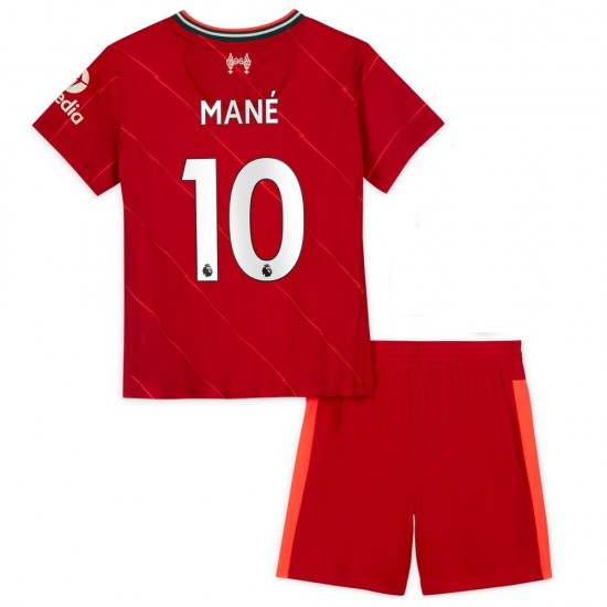 Nogometni Dresovi Liverpool Sadio Mane 10 Dječji Domaći dres 2021-2022 Kratkih Rukava