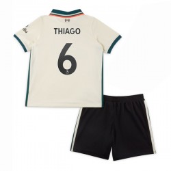 Nogometni Dresovi Liverpool Thiago Alcantara 6 Dječji Gostujući dres 2021-2022 Kratkih Rukava