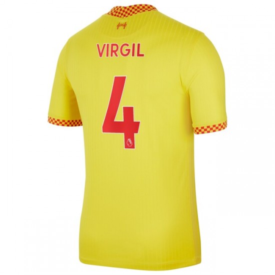 Nogometni Dresovi Liverpool Virgil van Dijk 4 Treći dres 2021-2022 Kratkih Rukava