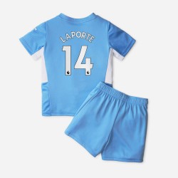 Nogometni Dresovi Manchester City Aymeric Laporte 14 Dječji Domaći dres 2021-2022 Kratkih Rukava