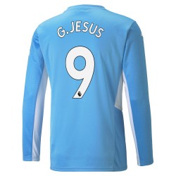 Nogometni Dresovi Manchester City Gabriel Jesus 9 Domaći dres 2021-2022 Dugi Rukav