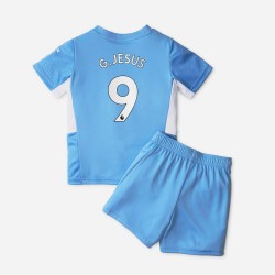 Nogometni Dresovi Manchester City Gabriel Jesus 9 Dječji Domaći dres 2021-2022 Kratkih Rukava