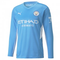 Nogometni Dresovi Manchester City Domaći dres 2021-2022 Dugi Rukav