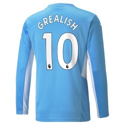 Nogometni Dresovi Manchester City Jack Grealish 10 Domaći dres 2021-2022 Dugi Rukav