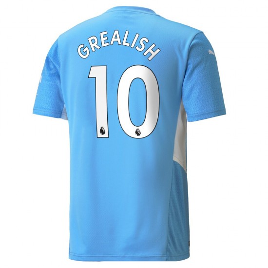 Nogometni Dresovi Manchester City Jack Grealish 10 Domaći dres 2021-2022 Kratkih Rukava