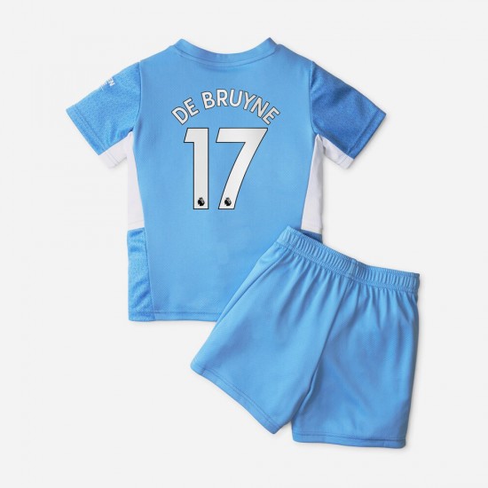 Nogometni Dresovi Manchester City Kevin De Bruyne 17 Dječji Domaći dres 2021-2022 Kratkih Rukava