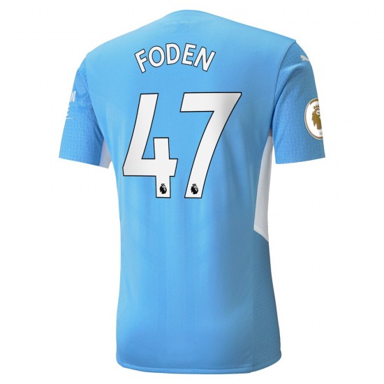 Nogometni Dresovi Manchester City Phil Foden 47 Domaći dres 2021-2022 Kratkih Rukava