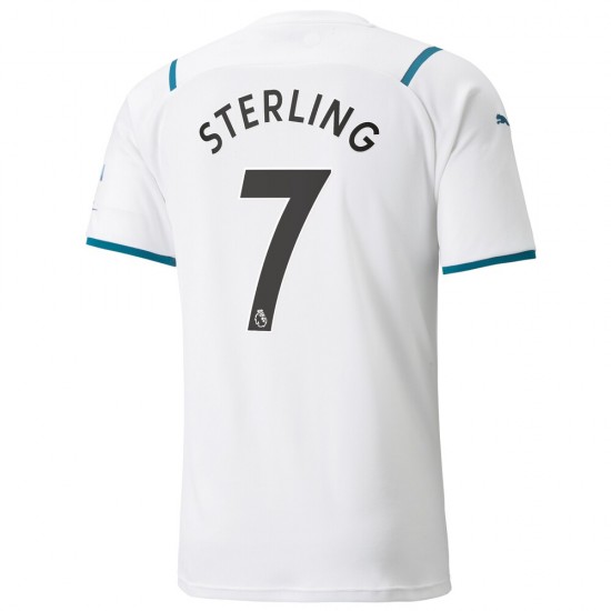 Nogometni Dresovi Manchester City Raheem Sterling 7 Gostujući dres 2021-2022 Kratkih Rukava