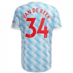 Nogometni Dresovi Manchester United Donny Van De Beek 34 Gostujući dres 2021-2022 Kratkih Rukava