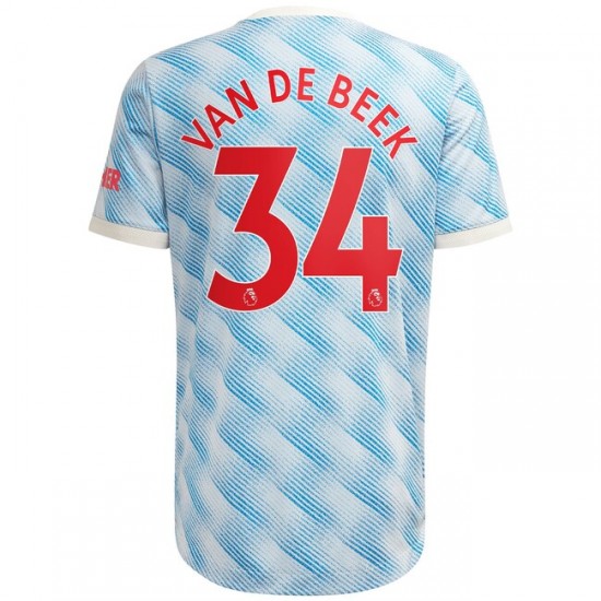 Nogometni Dresovi Manchester United Donny Van De Beek 34 Gostujući dres 2021-2022 Kratkih Rukava