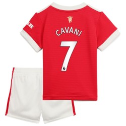 Nogometni Dresovi Manchester United Edinson Cavani 7 Dječji Domaći dres 2021-2022 Kratkih Rukava