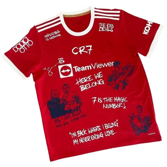 Nogometni Dresovi Manchester United Graffiti Domaći dres 2021-2022 Kratkih Rukava