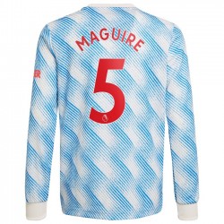 Nogometni Dresovi Manchester United Harry Maguire 5 Gostujući dres 2021-2022 Dugi Rukav