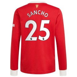 Nogometni Dresovi Manchester United Jadon Sancho 25 Domaći dres 2021-2022 Dugi Rukav