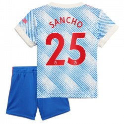 Nogometni Dresovi Manchester United Jadon Sancho 25 Dječji Gostujući dres 2021-2022 Kratkih Rukava