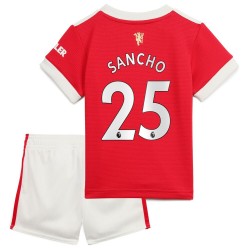 Nogometni Dresovi Manchester United Jadon Sancho 25 Dječji Domaći dres 2021-2022 Kratkih Rukava