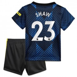 Nogometni Dresovi Manchester United Luke Shaw 23 Dječji Treći dres 2021-2022 Kratkih Rukava