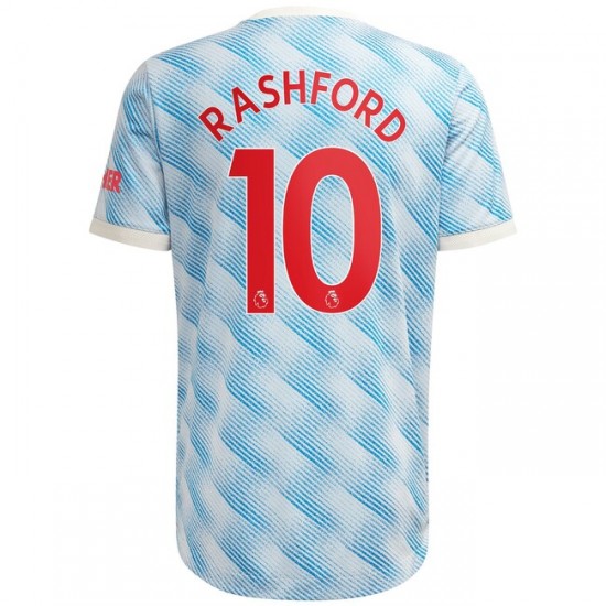 Nogometni Dresovi Manchester United Marcus Rashford 10 Gostujući dres 2021-2022 Kratkih Rukava