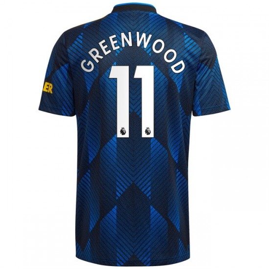 Nogometni Dresovi Manchester United Mason Greenwood 11 Treći dres 2021-2022 Kratkih Rukava